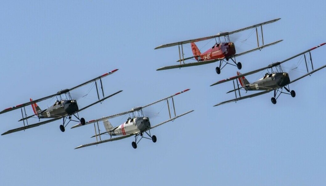 Veteranfly i luften sist Kjeller Flydagen ble arrangert i 2019. Foto: Grzegorz Kozak Veteranfly i luften sist Kjeller Flydagen ble arrangert i 2019. Foto: Grzegorz Kozak