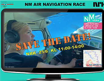 Nå kan du følge tidenes største NM for sportsfly og motorfly direkte på NRK1!
