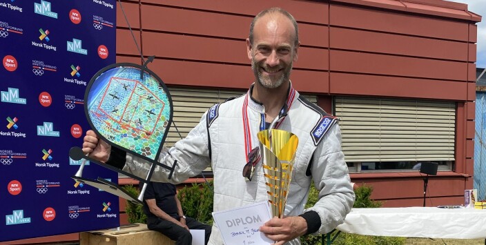 Bendik Johansen er norgesmester i akroflyging