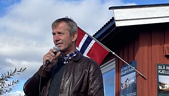 HOLDT APPELL: KFK-leder Finn Terje Skyrud understreket at viktigheten av å bevare Kjeller flyplass for fremtidige generasjoner. HOLDT APPELL: KFK-leder Finn Terje Skyrud understreket at viktigheten av å bevare Kjeller flyplass for fremtidige generasjoner.