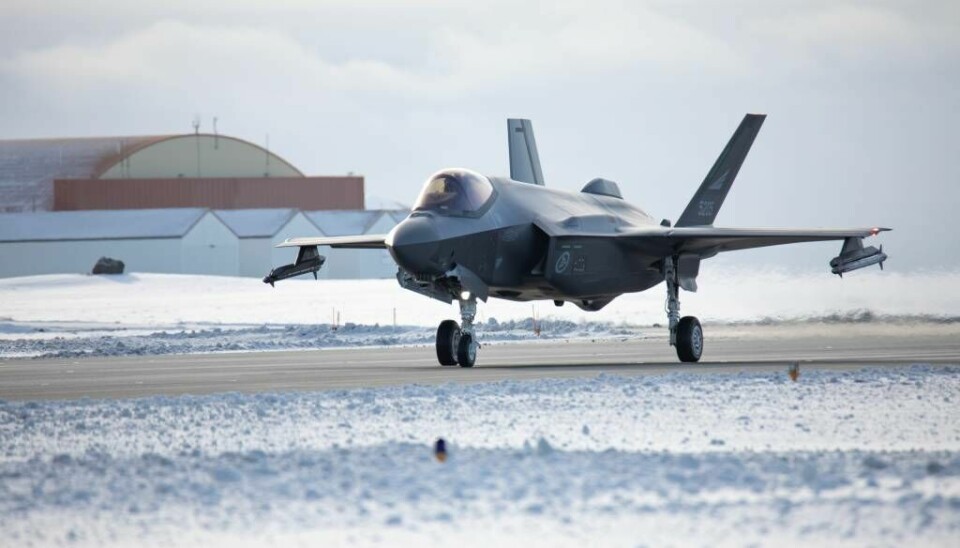ØVELSE JOINT VIKING: F-35. Forsvarets øvelse går ut på å planlegge, lede og gjennomføre luftvernoperasjoner i hovedstaden.