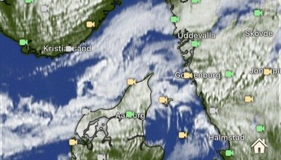 SKYER: Høye og lave skyer kan du lett finne i Windy.