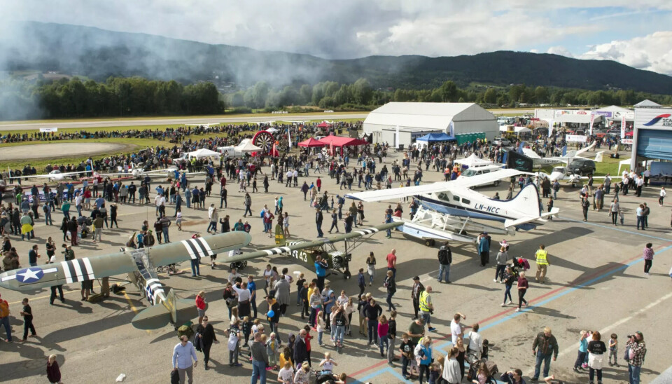 Den første søndagen i september blir det flyshow på Notodden.