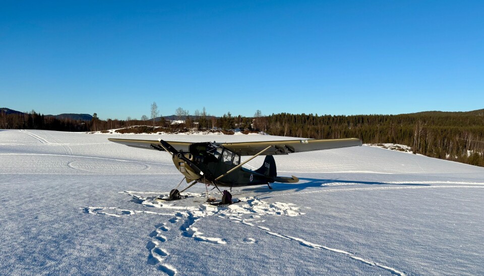 Til alt hell oppsto motorproblemet over et område med gode landingsmuligheter. Foto: Jarle O. Mauritzen