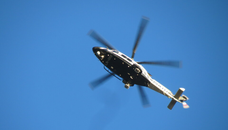 HELIPOLICE: Flynytt erfarer at det er politihelikopterets manøvreringsrom som primært ligger til grunn for de enorme R-områdene rundt Oslo. Foto: Per Julius Helweg