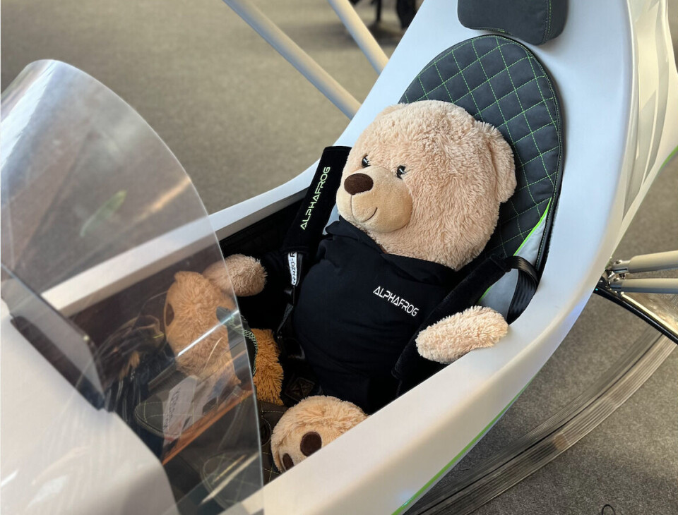 Alphafrog-debut på AERO Alphafrog-piloter er ikke som andre piloter (i hvert fall ikke når de viser frem det nye flyet på Aero Friedrichshafen).