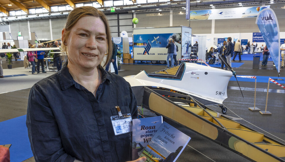 Flyger, forfatter og flybygger: Maja Christ står bak både romaner og den elektriske motorseileren Schneewittchen.
