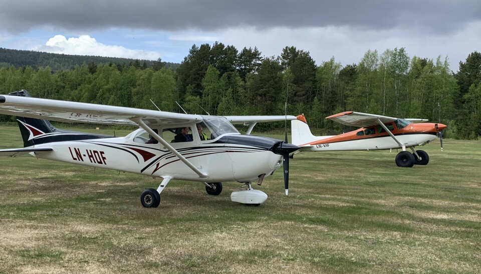 Mange fikk sin aller første flytur – og kom ned igjen med brede smil.