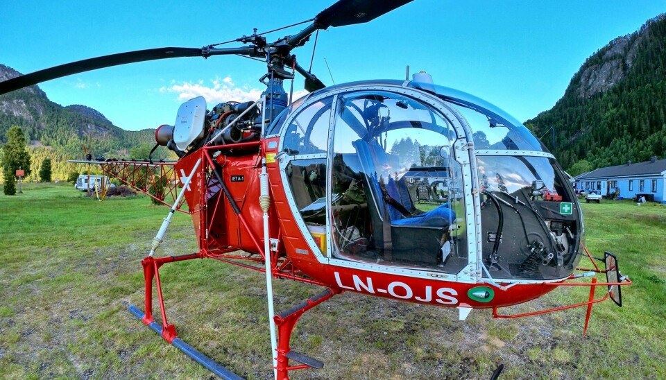 Helikapter på Ose.
